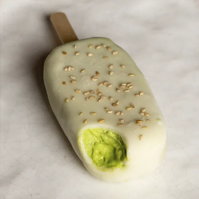 essenza gelato stecco di piselli